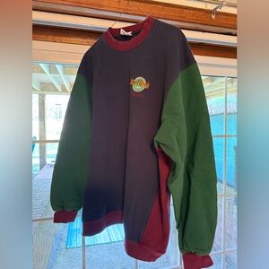 Vintage Hard Rock Cafe Copenhagen Multicolor Crewneck Sweatshirt